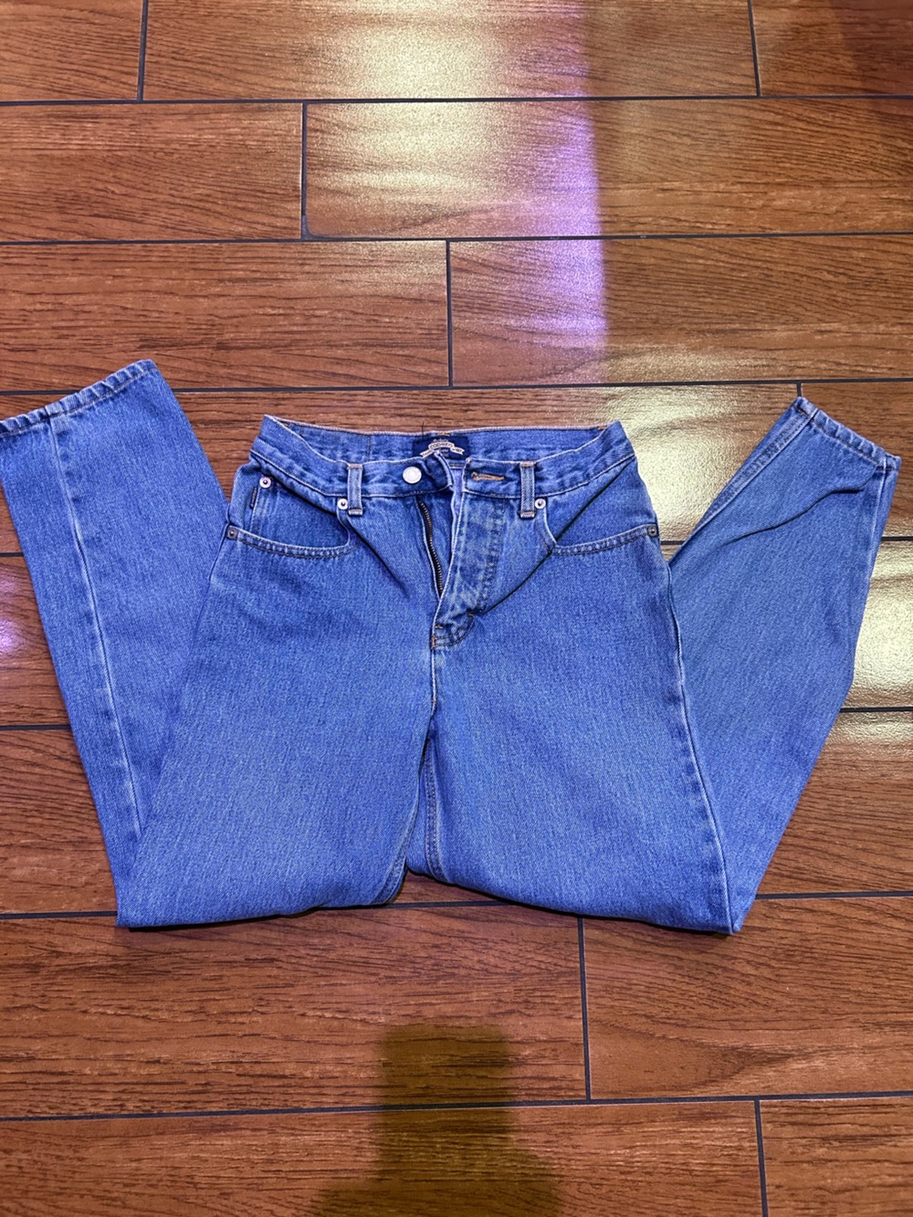 Capezio Women's High-Rise Blue Denim Jeans